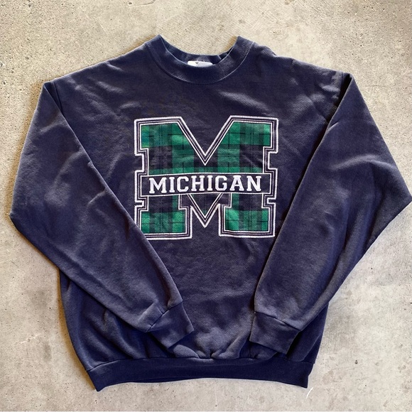 Vintage Michigan university crewneck - Picture 1 of 3